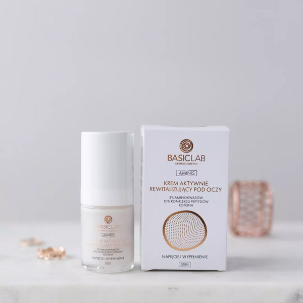 Aktiv revitalisierende Tages Augencreme mit 3% Aminosäuren