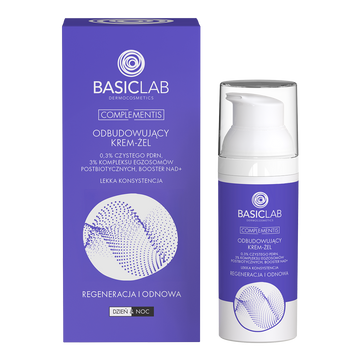 Aufbauendes Creme-Gel mit leichter Textur – 0,3% reines PDRN, 3% postbiotischer Exosomen-Komplex, NAD+Booster
